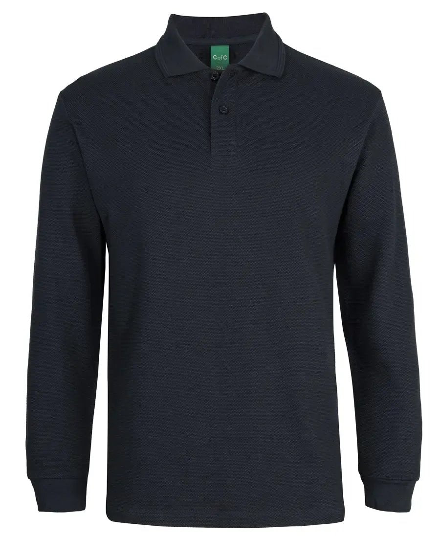 Jb's Popcorn Cotton Long sleeve Polo Shirt 2PCL Jb's Wear